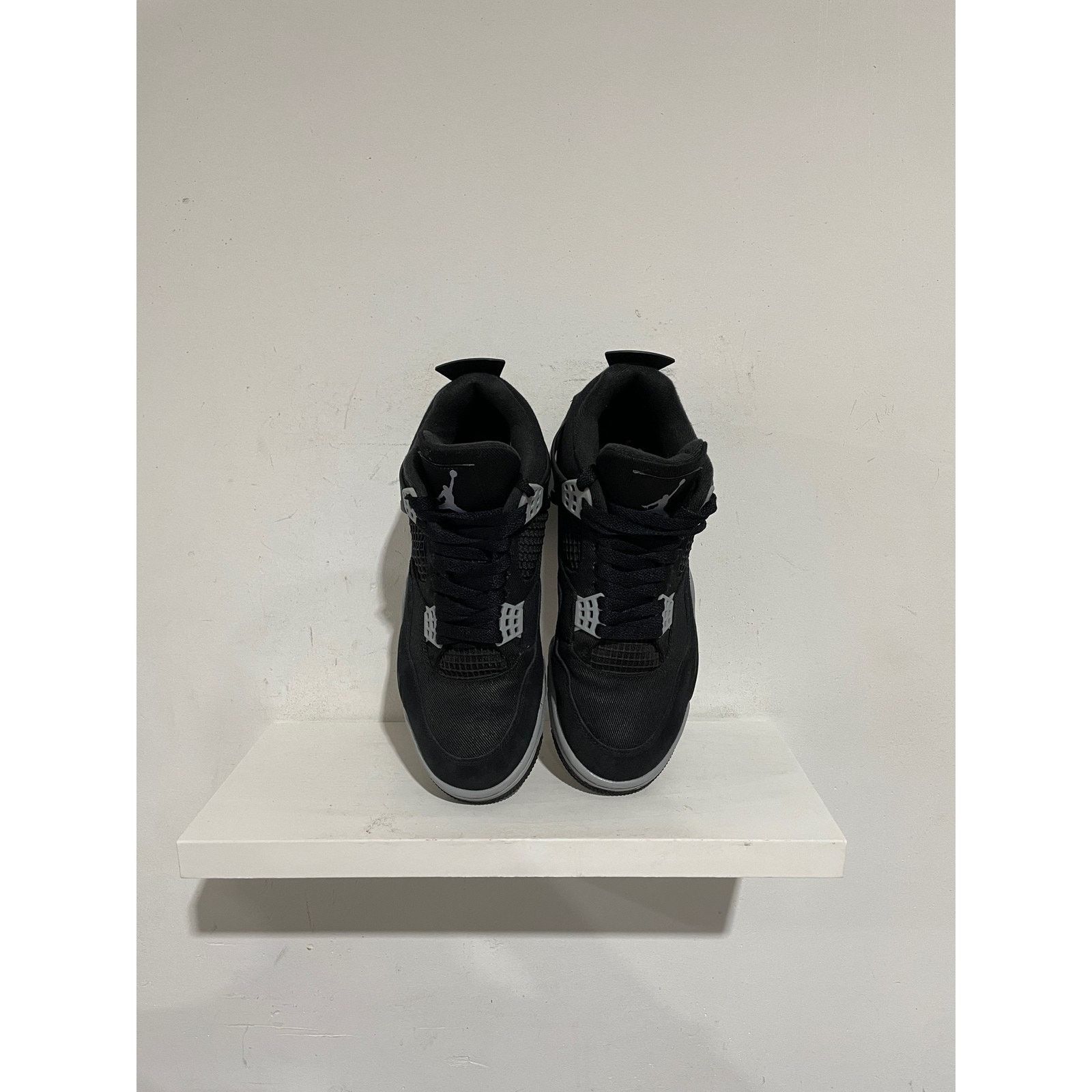 Nike NIKE JORDAN 4 BLACK CANVAS SIZE 8.5 PREOWNED Size US 8.5 / EU 41-42 - 3 Thumbnail