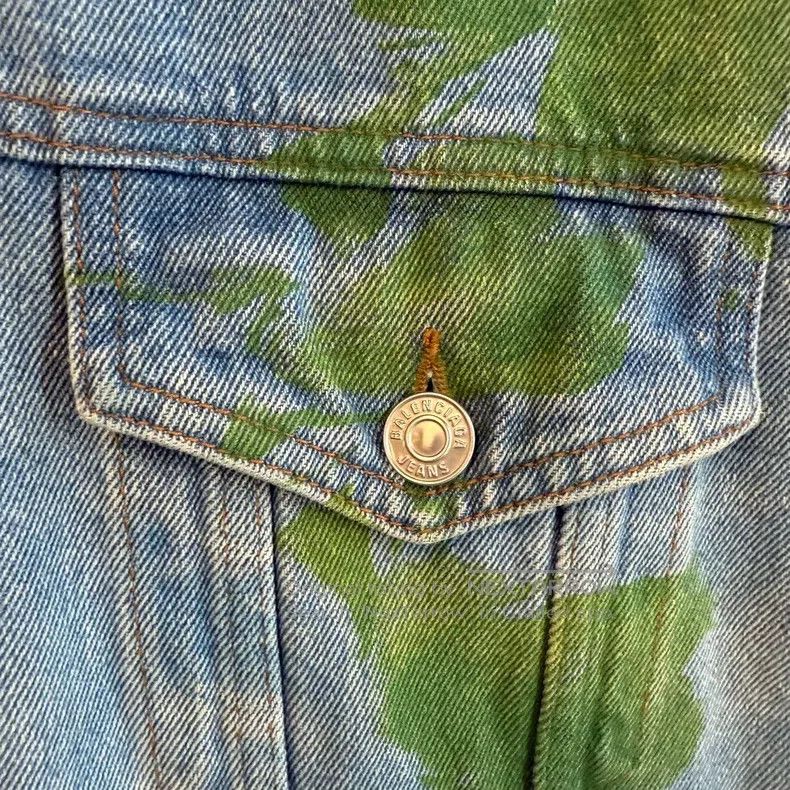 Balenciaga Balenciaga Moss printed denim jacket Size XXS / US 00 / IT 34 - 6 Thumbnail