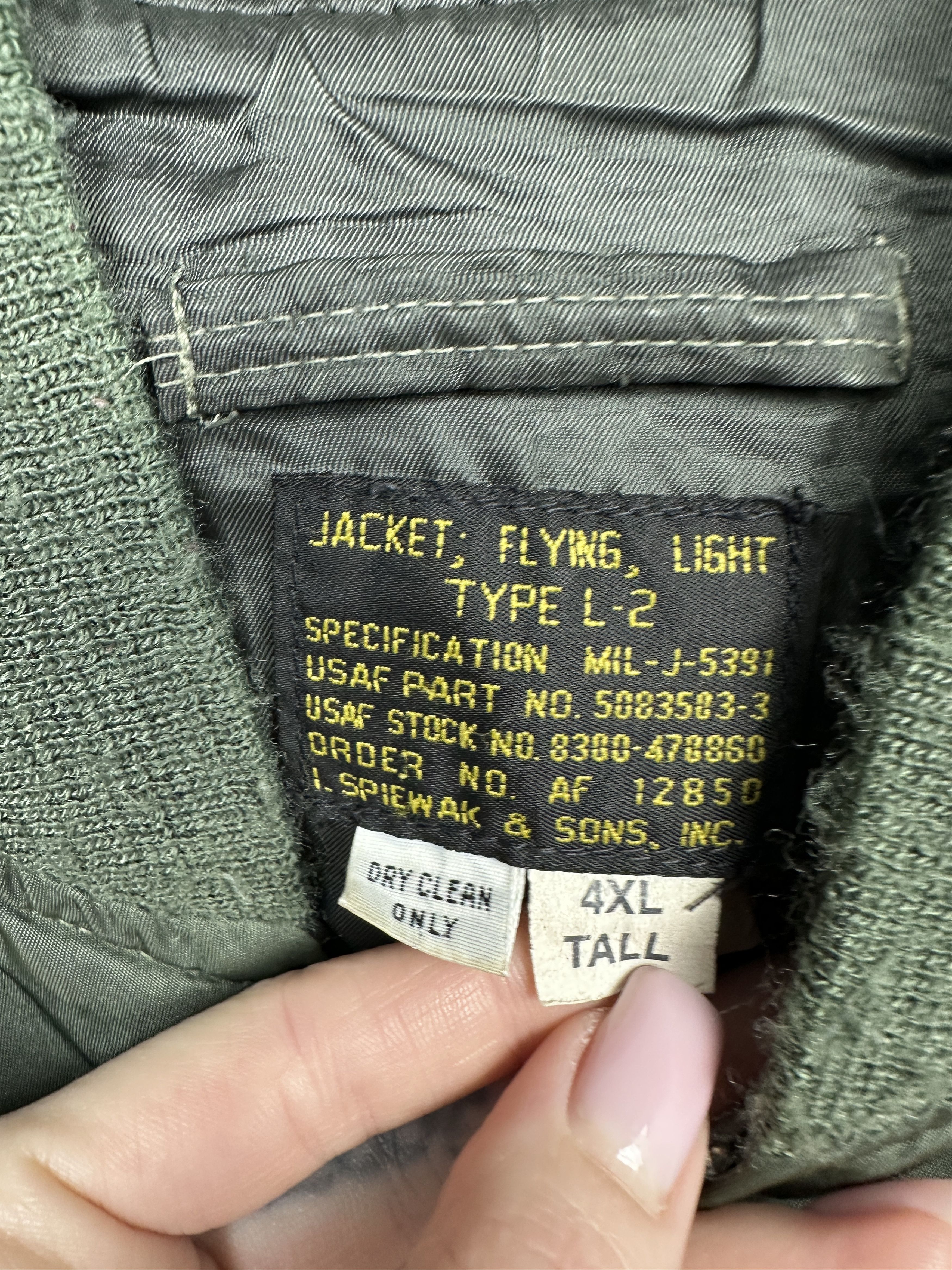 Vintage B-17 Aluminum Overcast MA-1 Flight Bomber Jacket Size US XXL / EU 58 / 5 - 6 Thumbnail