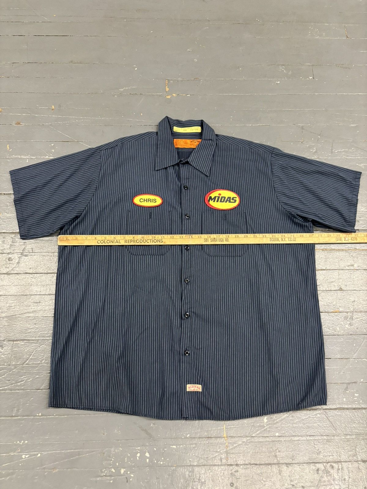 Vintage Vintage Red kap Midas workwear shirt Size US XXL / EU 58 / 5 - 6 Thumbnail