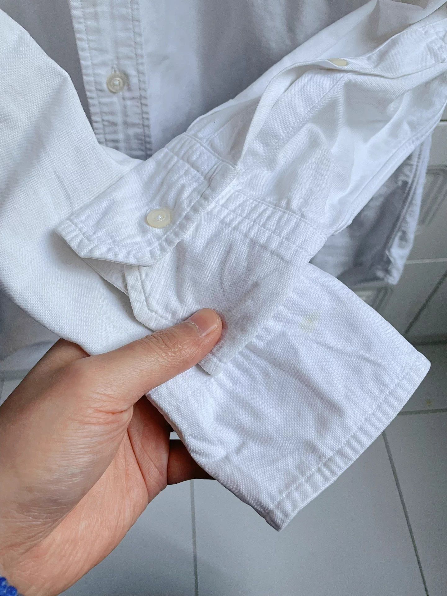 Thom Browne Thom Browne Classic Stripe Oxford Men's Shirt 95N Size US M / EU 48-50 / 2 - 6 Thumbnail