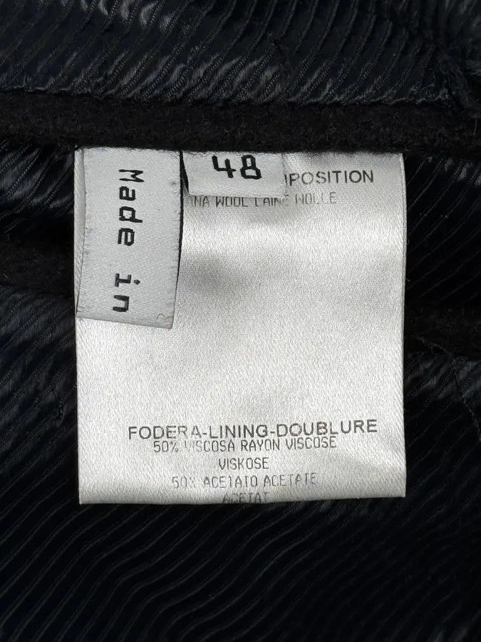 Balenciaga AW2007 Balenciaga Black Classy Officer Jacket By Nicolas Ghesquière Size US M / EU 48-50 / 2 - 12 Thumbnail