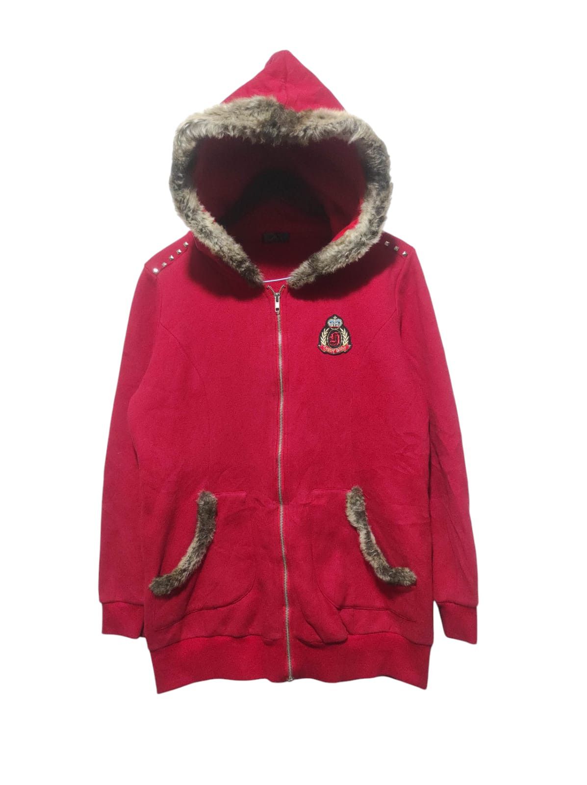 Hysteric Glamour Hedy Girl Zipper Fur Hoodie ifsixwasnine lgb style Size M / US 6-8 / IT 42-44 - 1 Thumbnail