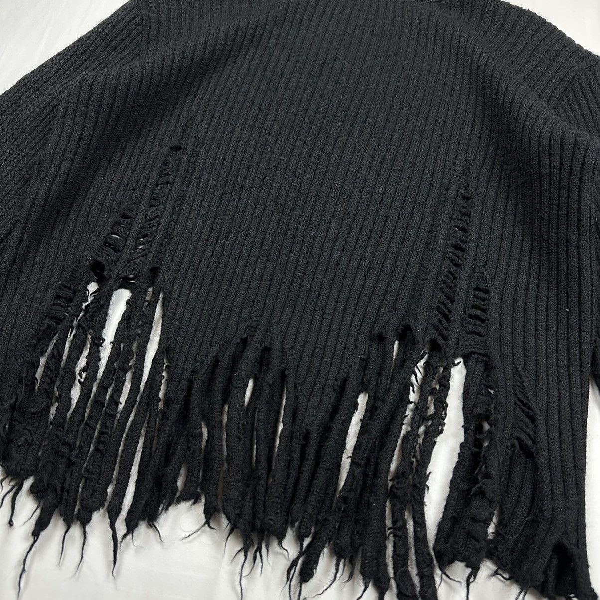 Balmain SS11 Balmain by Christophe Decarnin Distressed Knit Sweater Size M / US 6-8 / IT 42-44 - 5 Thumbnail