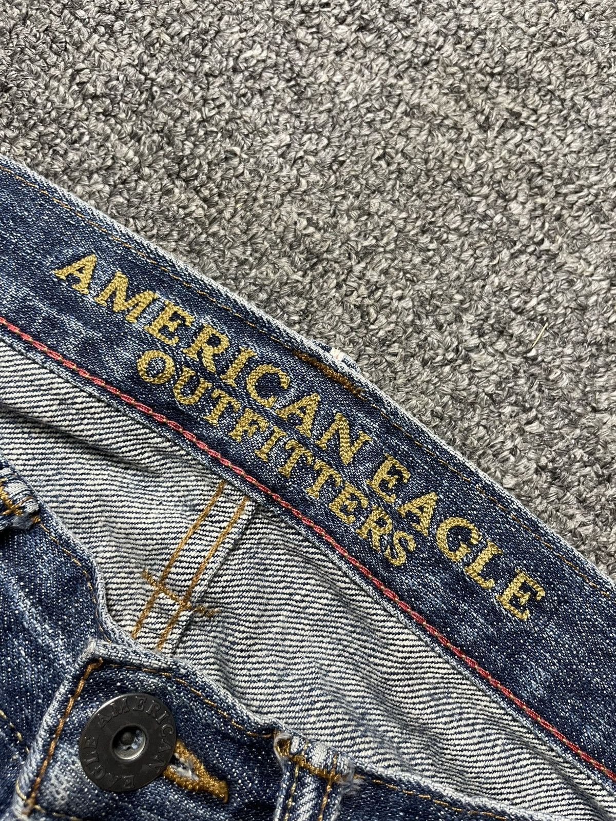 American Eagle Outfitters × Vintage American Eagle Outfitters Distressed Denim Jeans (92) Size US 30 / EU 46 - 8 Thumbnail