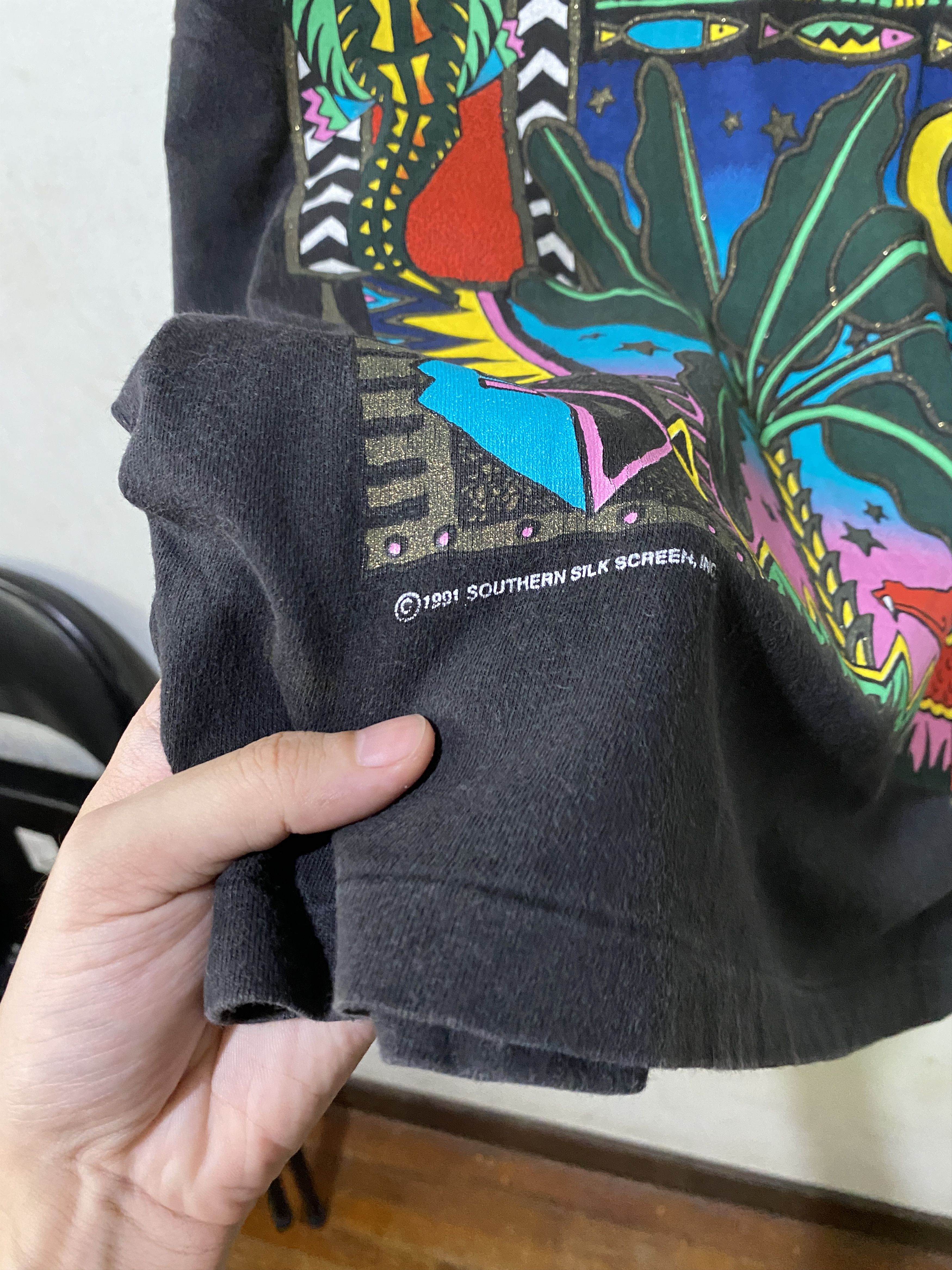 Vintage Vintage 90s Rainforest Animal Shirt Size US L / EU 52-54 / 3 - 3 Thumbnail