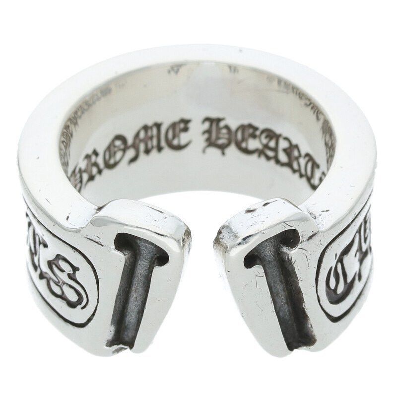 Chrome Hearts Chrome Hearts Large Scroll Label Silver Ring Size ONE SIZE - 2 Thumbnail