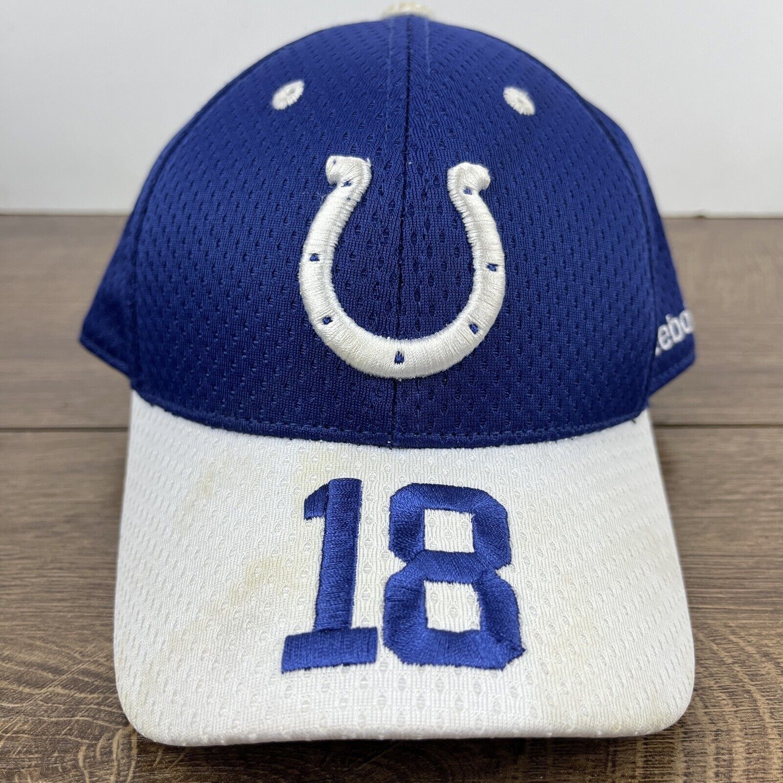 Reebok Indianapolis Colts Hat Reebok Adjustable YOUTH Size Hat Peyt Size ONE SIZE - 6 Thumbnail