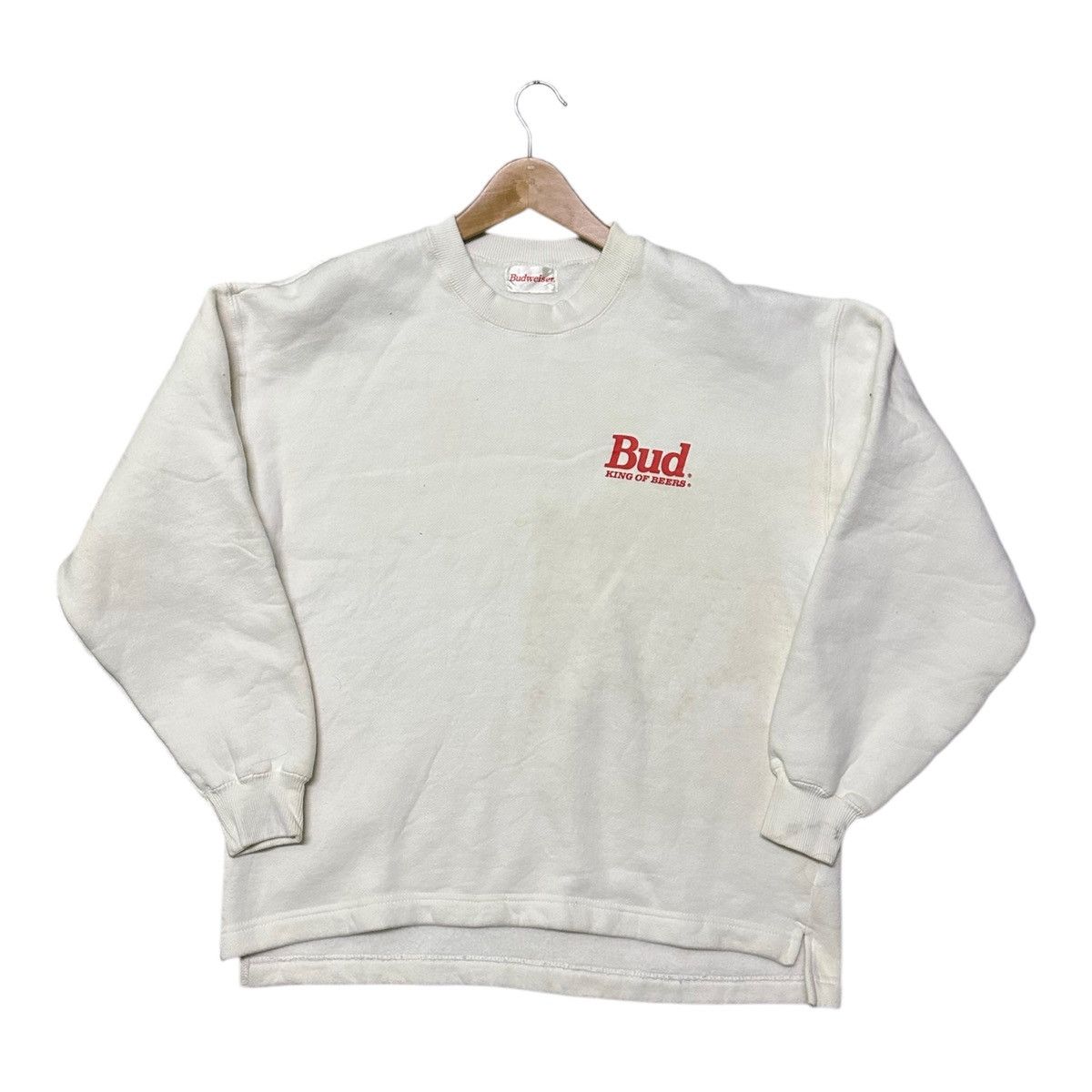 Budweiser Vintage 90s Budweiser snowboard circus crewned sweatshirt Size US L / EU 52-54 / 3 - 3 Thumbnail