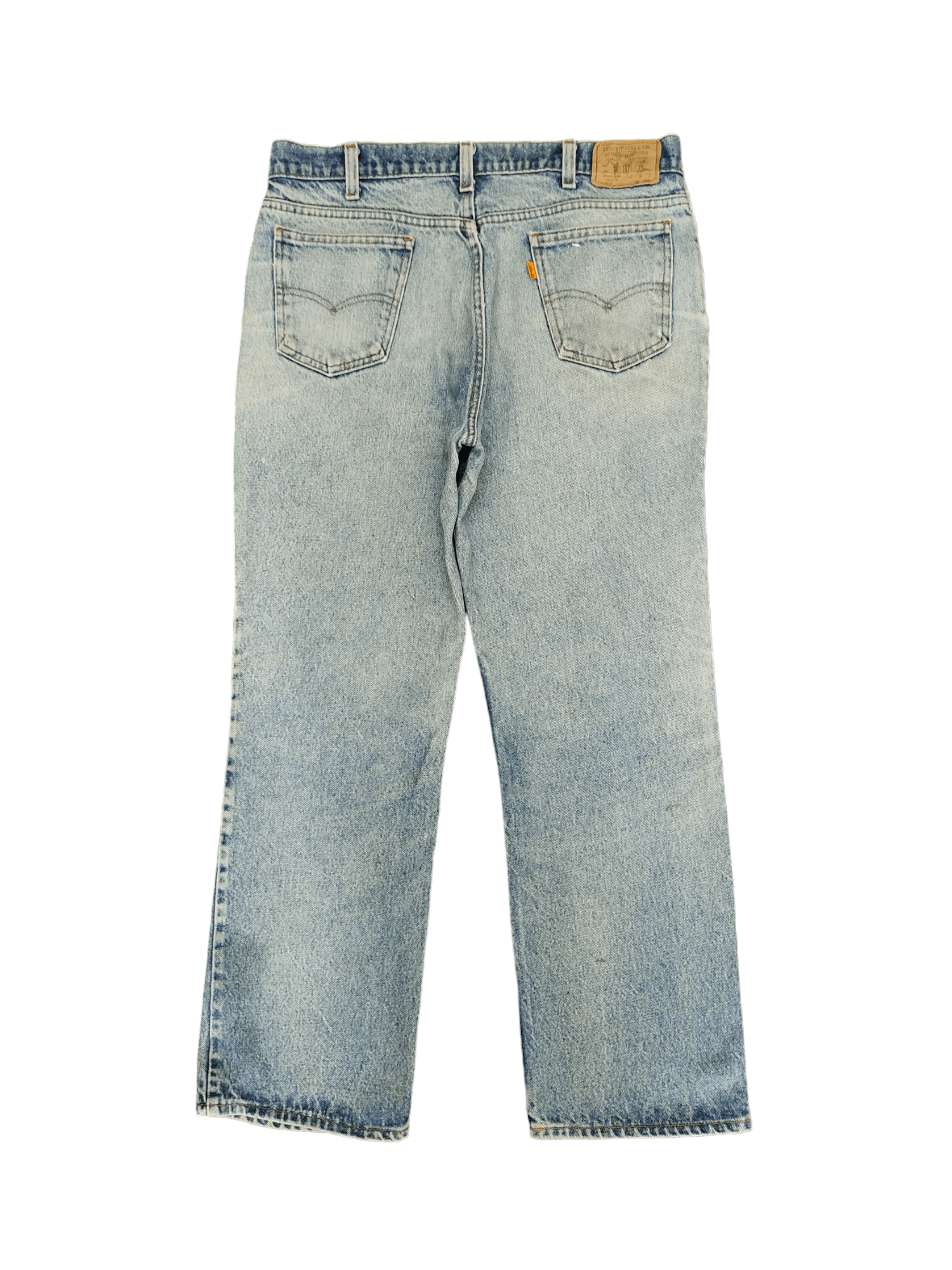 Levi's Vintage Clothing Size 34x29 Vintage 80s Levis Orange Tag Light Wash Jeans Size US 34 / EU 50 - 12 Thumbnail