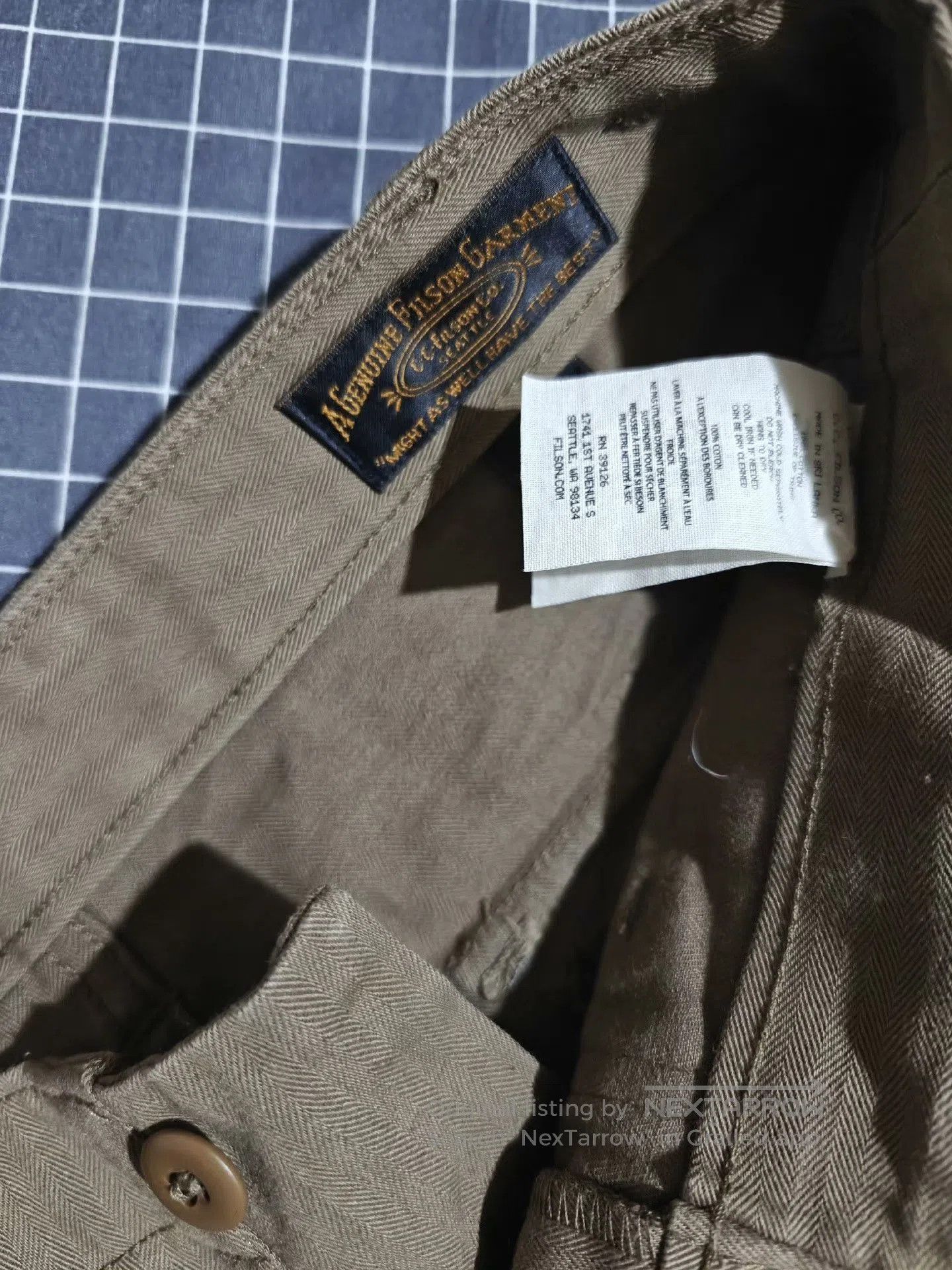 Filson Filson OG107 Military Workwear Straight-Leg Pants. Size US 32 / EU 48 - 6 Thumbnail