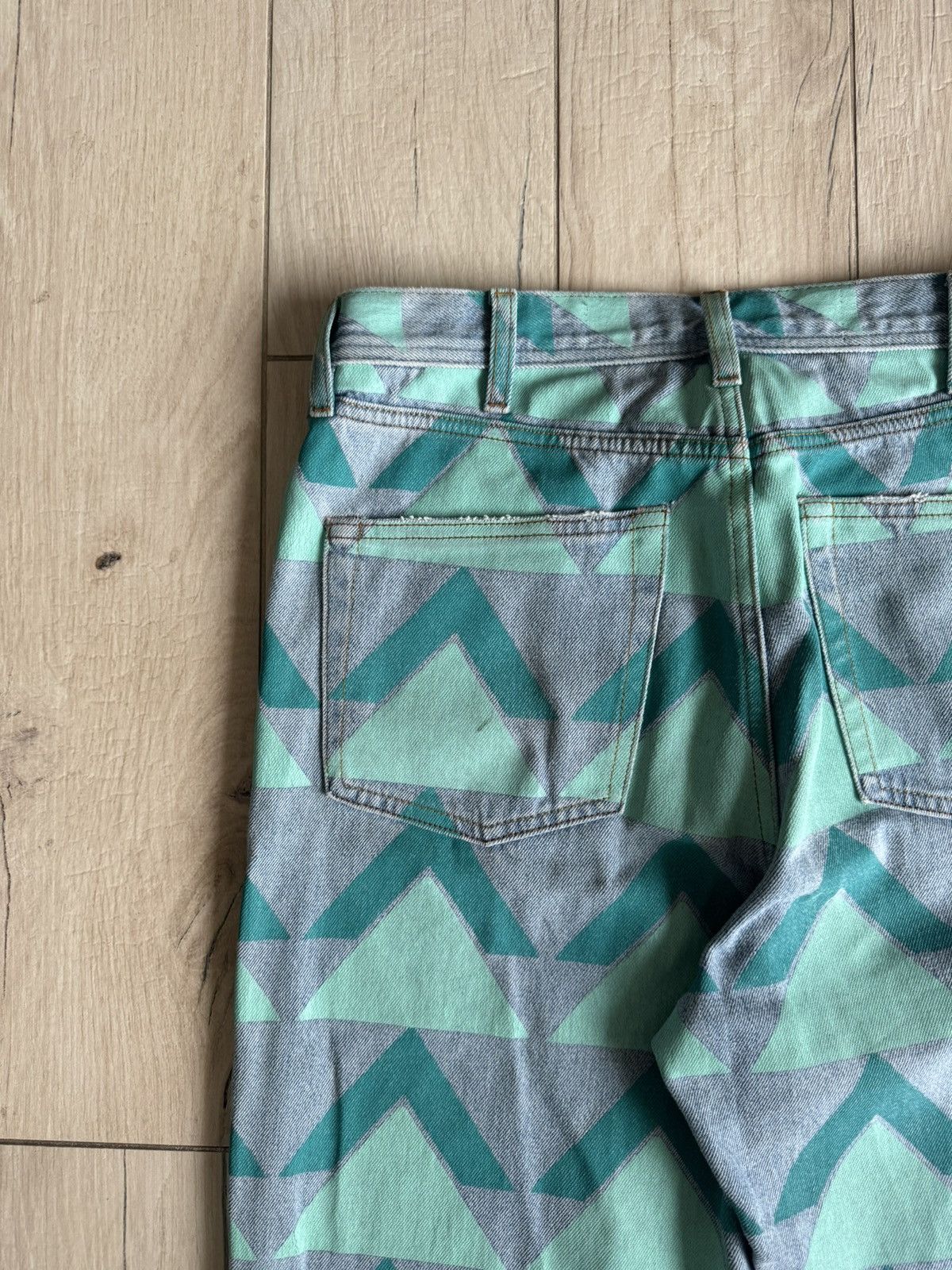 Acne Studios Acne Studios Land Print Denim Pants Size US 30 / EU 46 - 9 Thumbnail