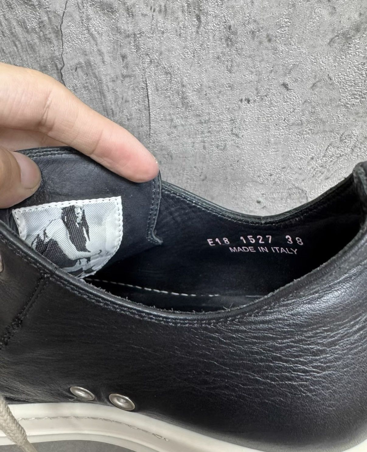 Rick Owens Rick Owens RO Main Line Leather Low Tops K37 Size US 8 / IT 38 - 2 Thumbnail