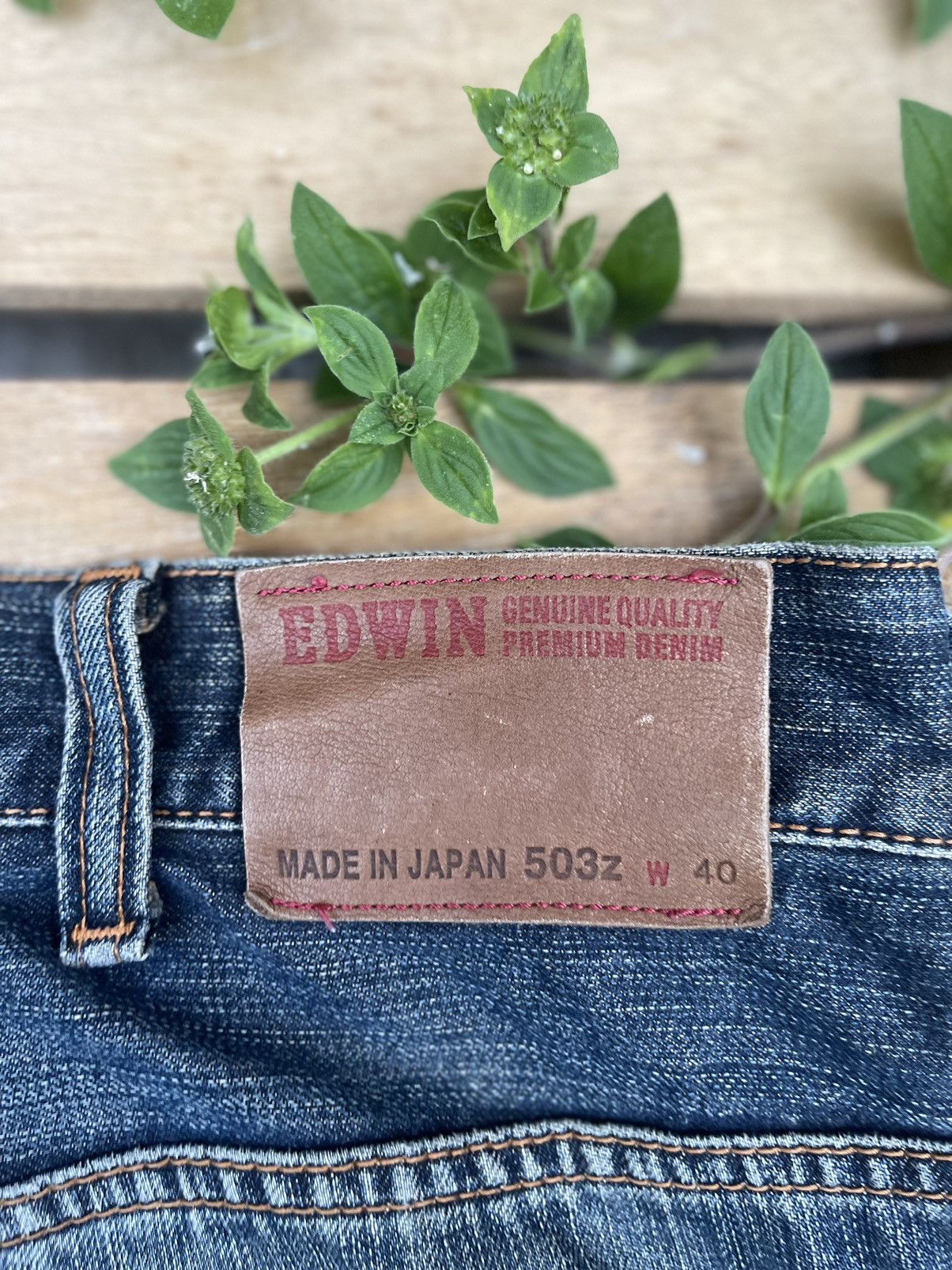 Edwin Vintage Edwin 503 Distressed Baggy Jeans Size US 40 / EU 56 - 3 Thumbnail
