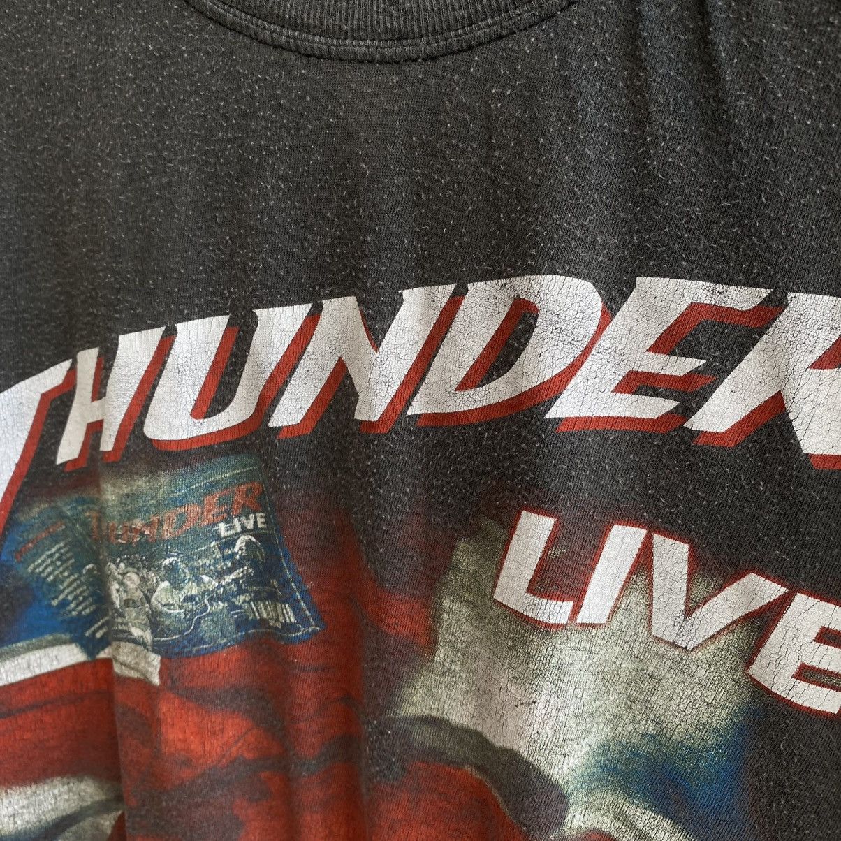 Band Tees Vintage Thunder Live 1998 Big Logo Archival Distressed tee Size US XL / EU 56 / 4 - 4 Thumbnail