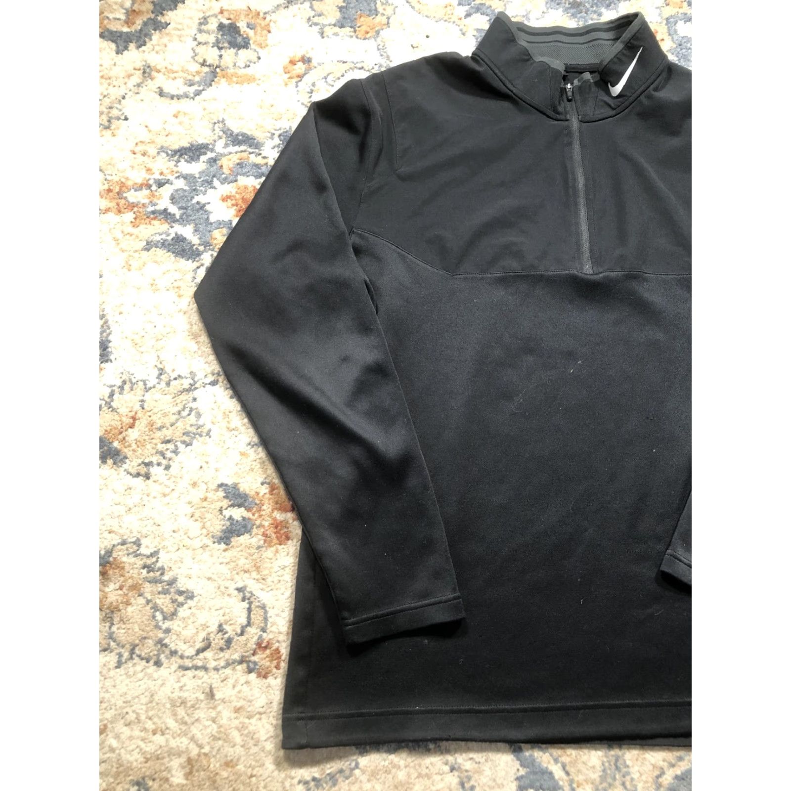 Nike Nike Golf Pullover Shirt Mens L Black Dri-Fit Tour Performance Size US L / EU 52-54 / 3 - 2 Thumbnail