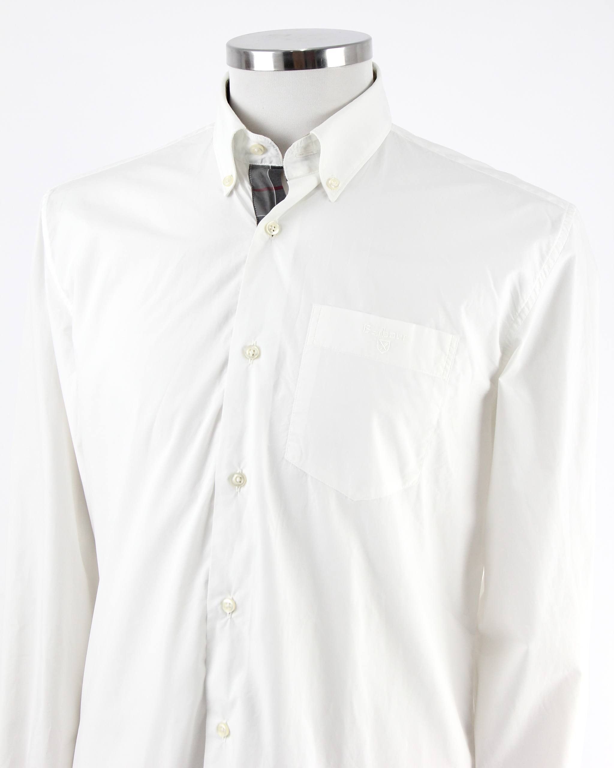 Barbour BARBOUR White shirt with logo Size US M / EU 48-50 / 2 - 4 Thumbnail