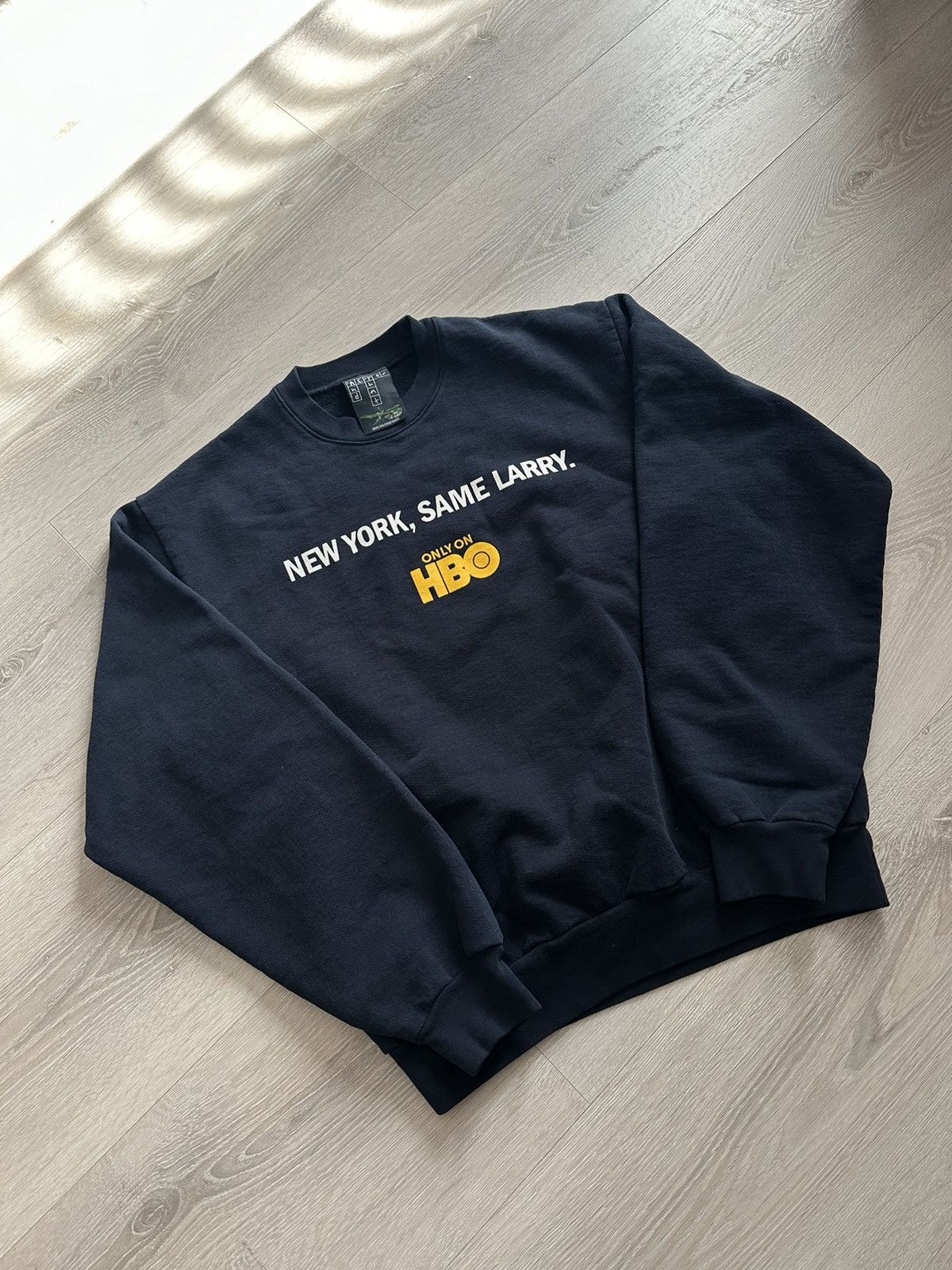 image of Hbo Curb Your Enthusiasm Vintage Crewneck in Navy, Men's (Size Medium)
