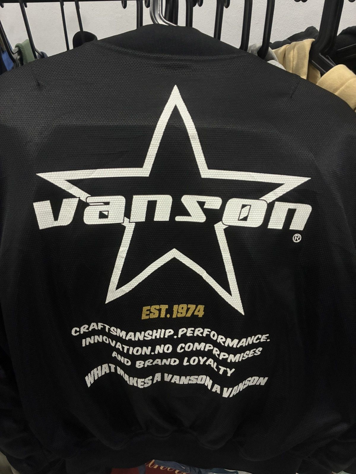 Vanson Leathers Vanson Motorcycle Mesh MA-1 Jacket Size US L / EU 52-54 / 3 - 9 Thumbnail