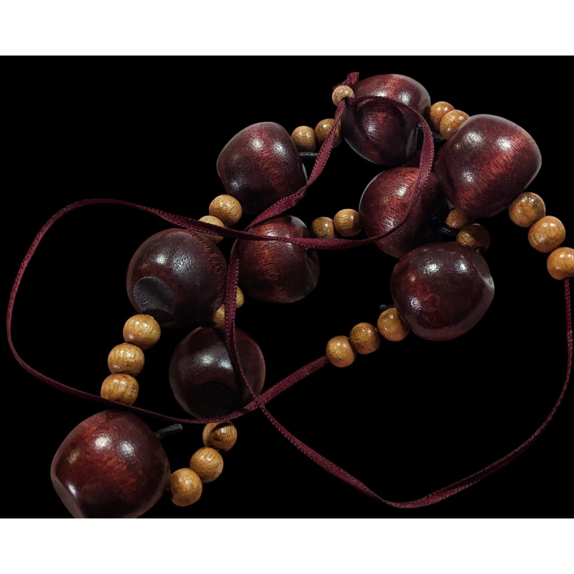 Other Vintage Wooden Apple Beaded Teacher Necklace Size ONE SIZE - 4 Thumbnail