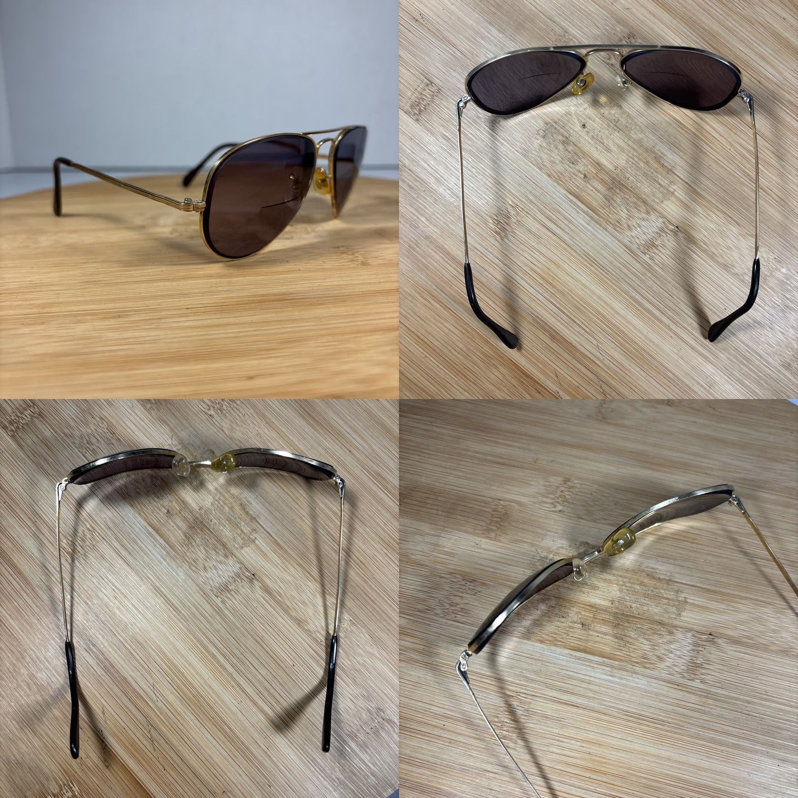 American Optical VINTAGE American Optical AO 1/10 12K Gold Frames ONLY Aviator Sunglasses 5 1/2" Gold Mens Size ONE SIZE - 9 Thumbnail
