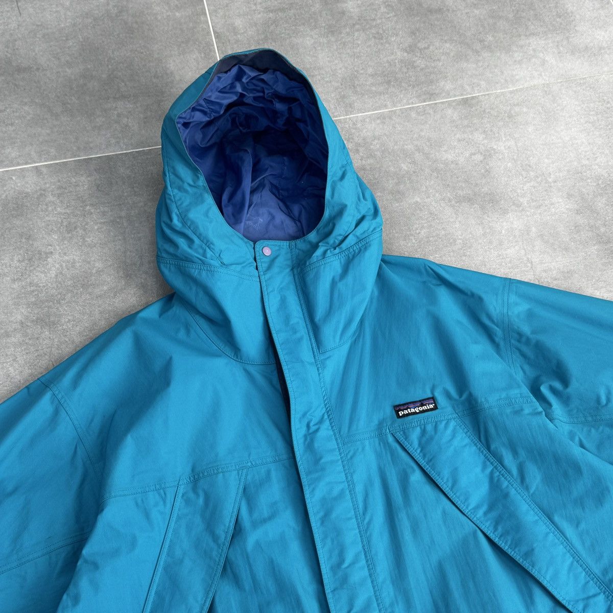 Patagonia Vintage Patagonia Nylon Storm Coat Jacket 90s Blue Size XL Size US XL / EU 56 / 4 - 6 Thumbnail