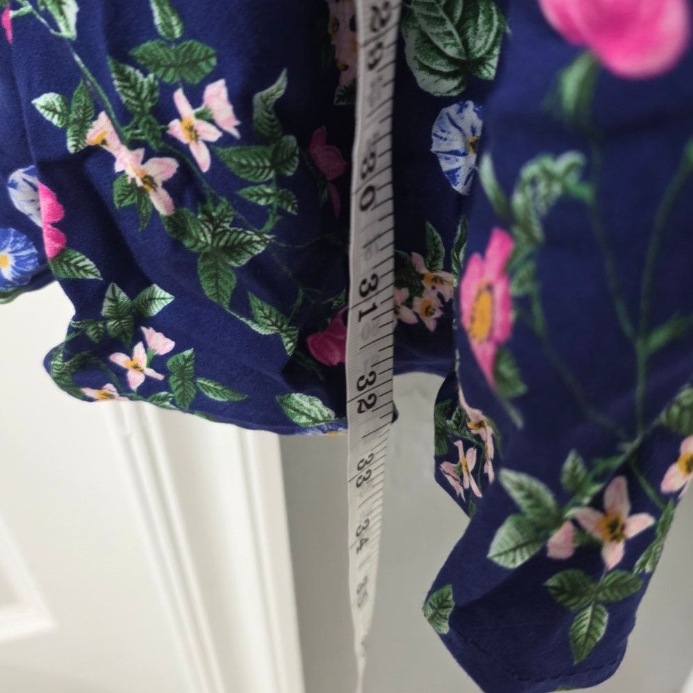 Old Navy Old Navy Blue Floral Sundress - Large Size L / US 10 / IT 46 - 7 Thumbnail