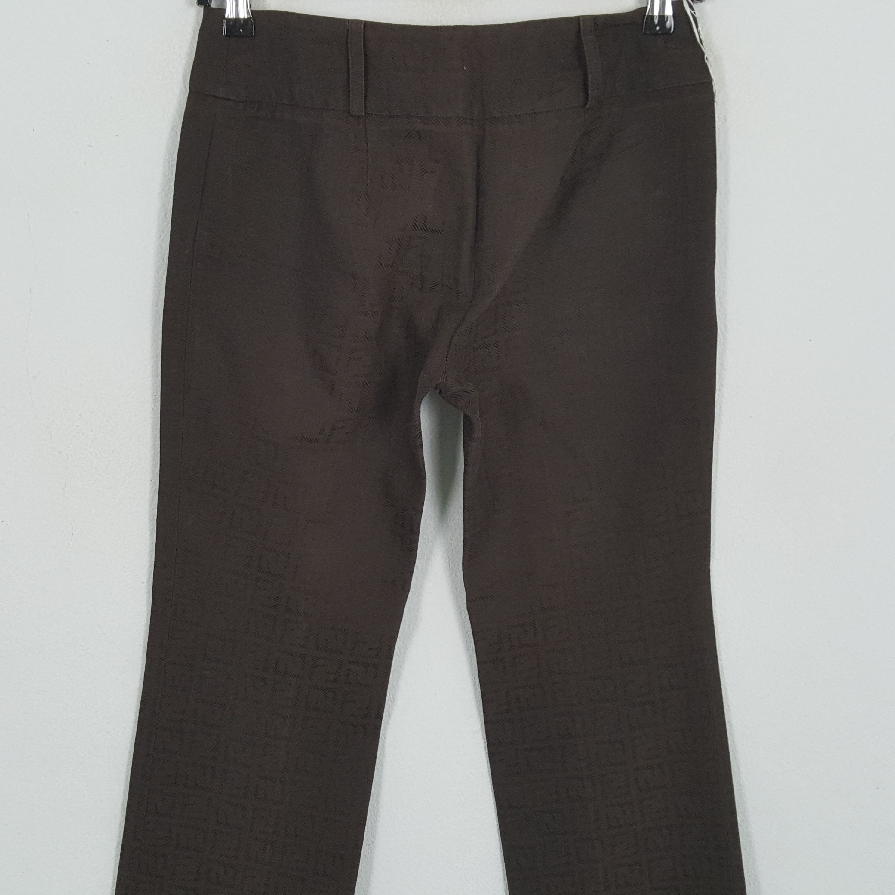 Fendi × Vintage FENDI Designer Luxury Brand Fashion Style Monogram Pants Size 27" / US 4 / IT 40 - 5 Thumbnail