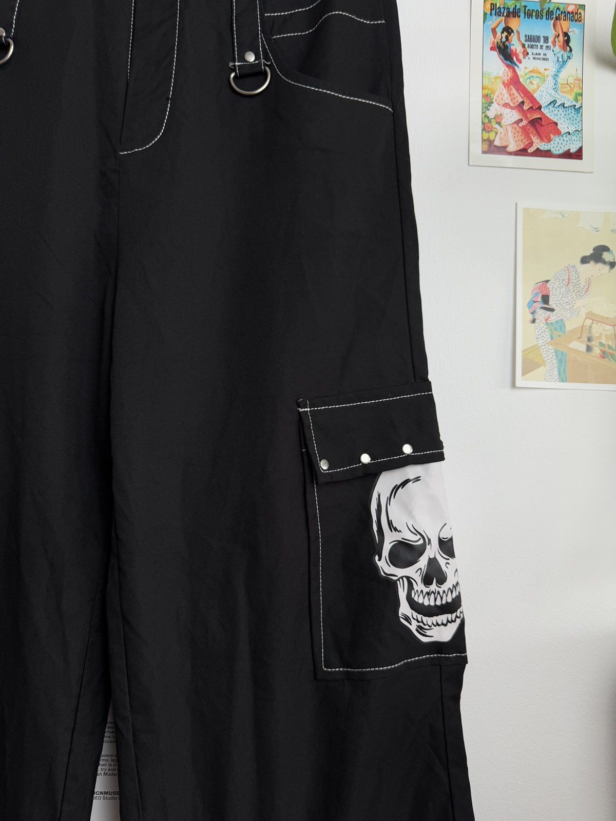 Affliction Vintage y2k Tripp NYC style skull rave opium pants XS archive Size 28" / US 6 / IT 42 - 4 Thumbnail