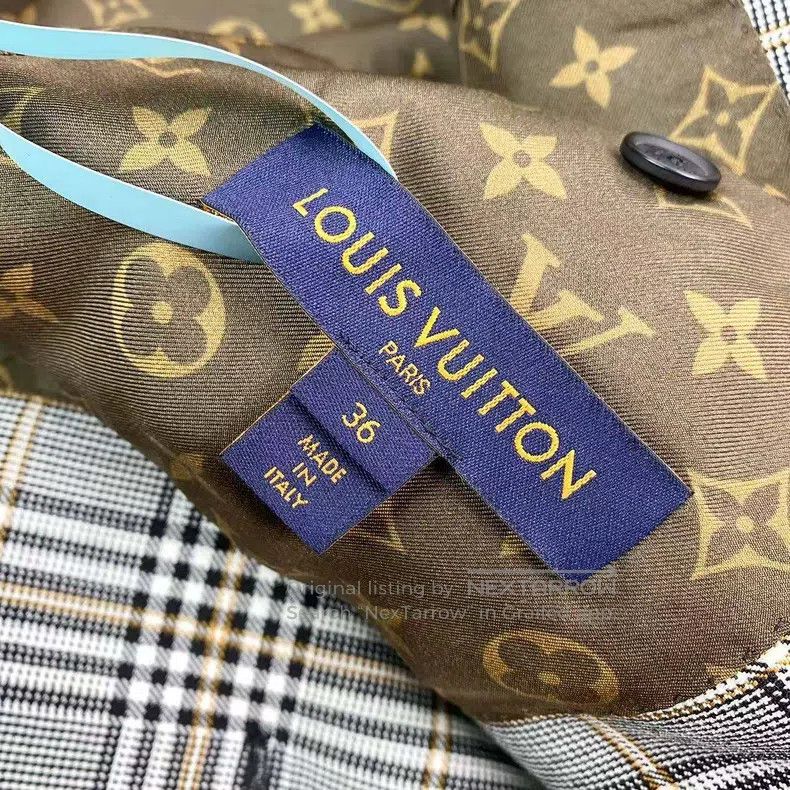 Louis Vuitton Louis Vuitton Presbyopic paneled brooch plaid blazer Size XS / US 0-2 / IT 36-38 - 4 Thumbnail