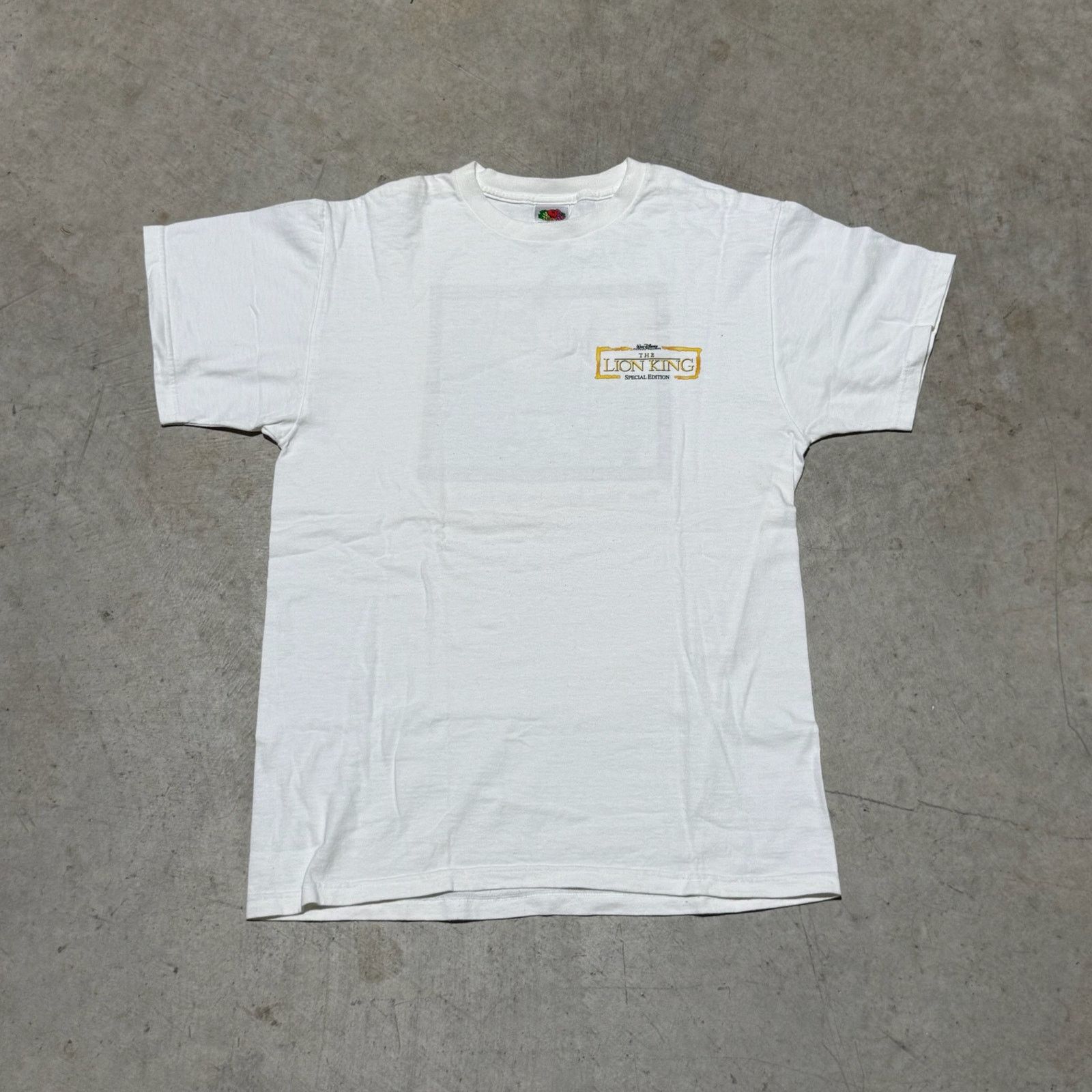 Fruit Of The Loom The Lion King Special Edition White Disney Promo Tee M Size US M / EU 48-50 / 2 - 2 Thumbnail
