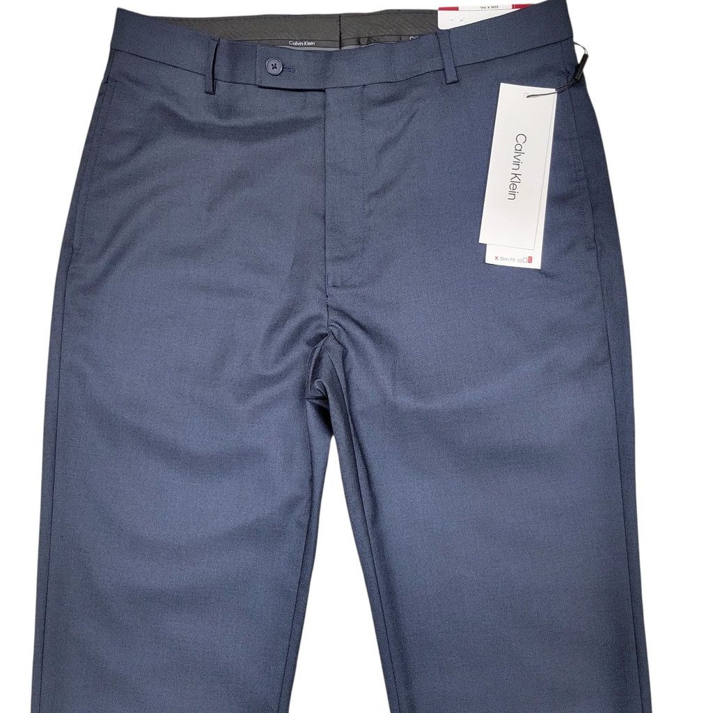 Calvin Klein Calvin Klein X-Slim-Fit Wrinkle Resistant Stretch Waistban Size US 33 - 5 Thumbnail