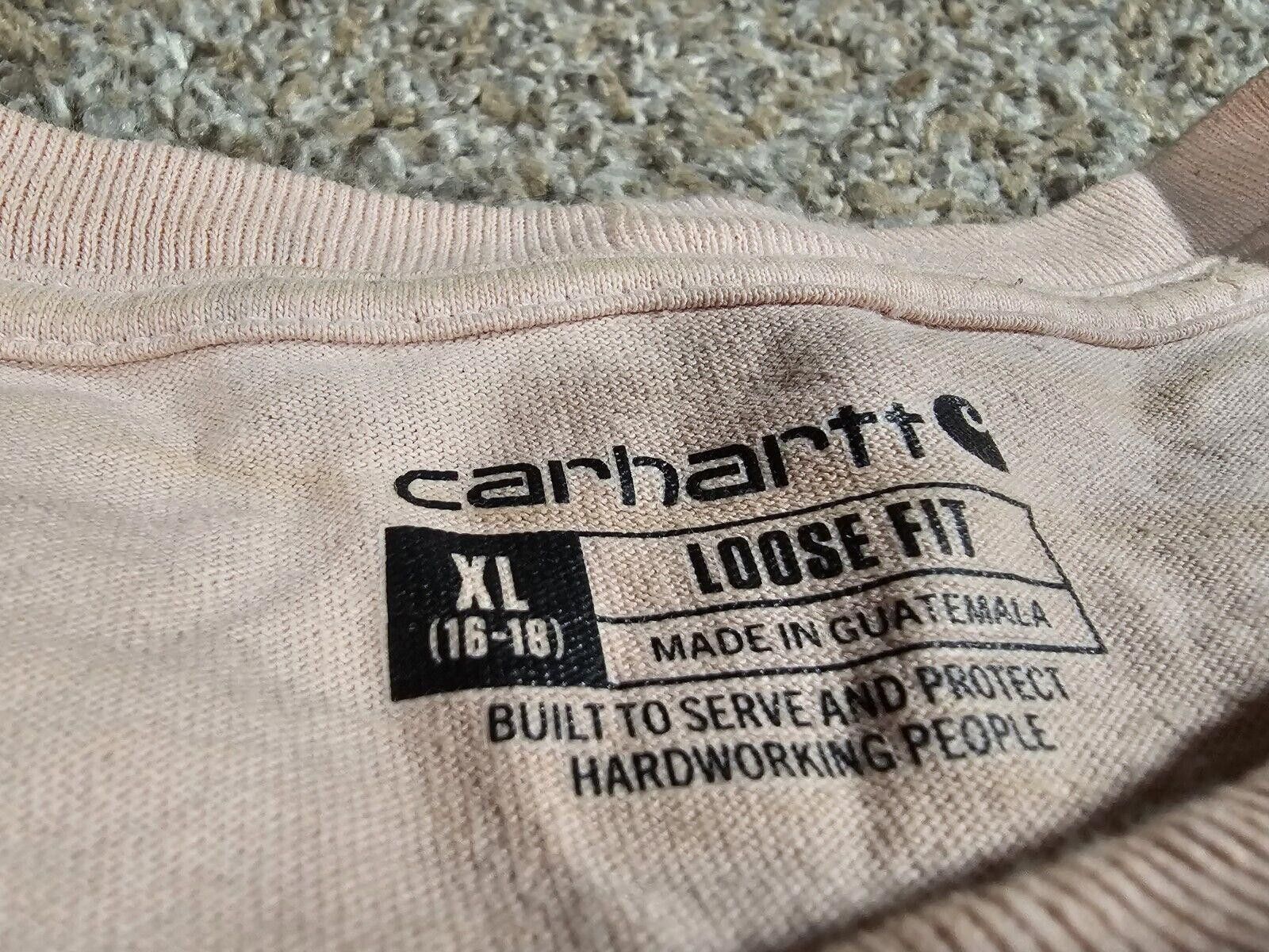 Carhartt Carhartt Loose Fit XL(16-18) Long Sleeve Shirt Pinkish Size US XXS / EU 40 - 4 Thumbnail