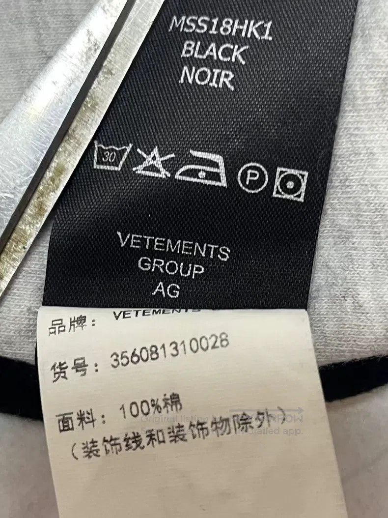 Vetements VETEMENTS short sleeves Size US M / EU 48-50 / 2 - 8 Thumbnail