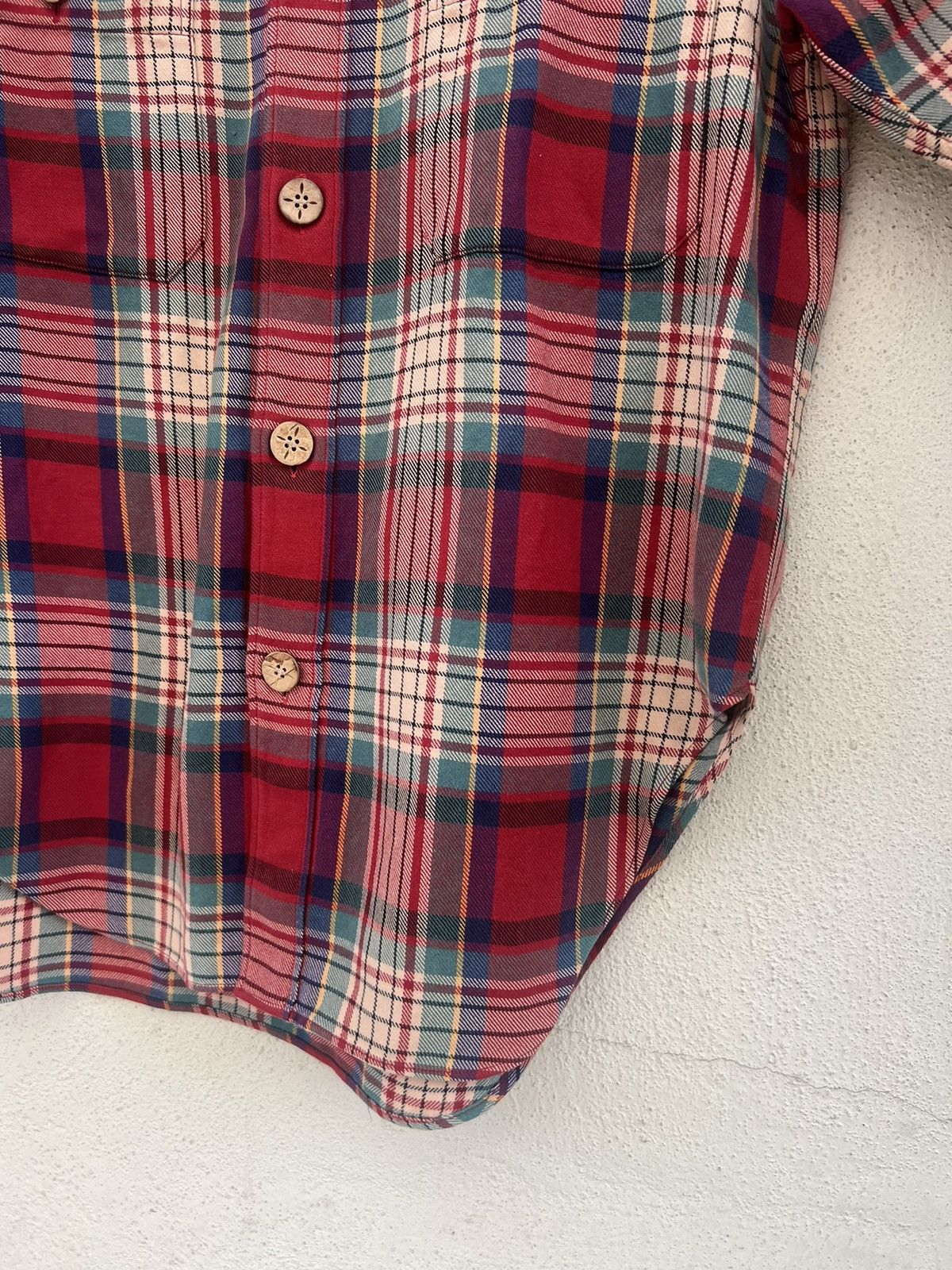 Nicole Club Vintage 90s Nicole Club For Men Plaid Tartan Flannel Shirt Size US L / EU 52-54 / 3 - 10 Thumbnail