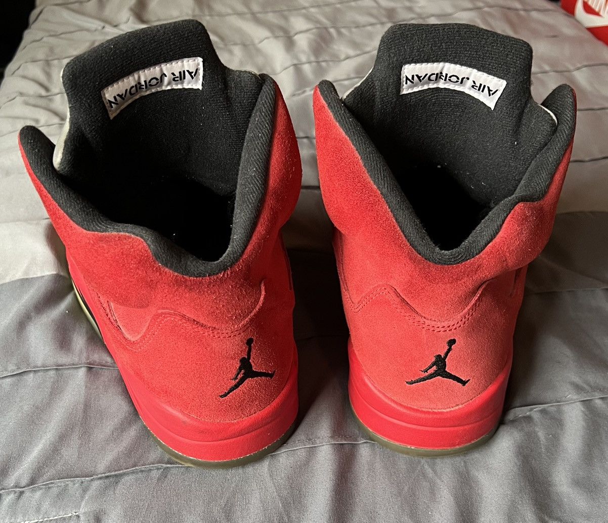 Jordan Brand Jordan 5 Retro Red Suede Men Size 12 Size US 12 / EU 45 - 6 Thumbnail