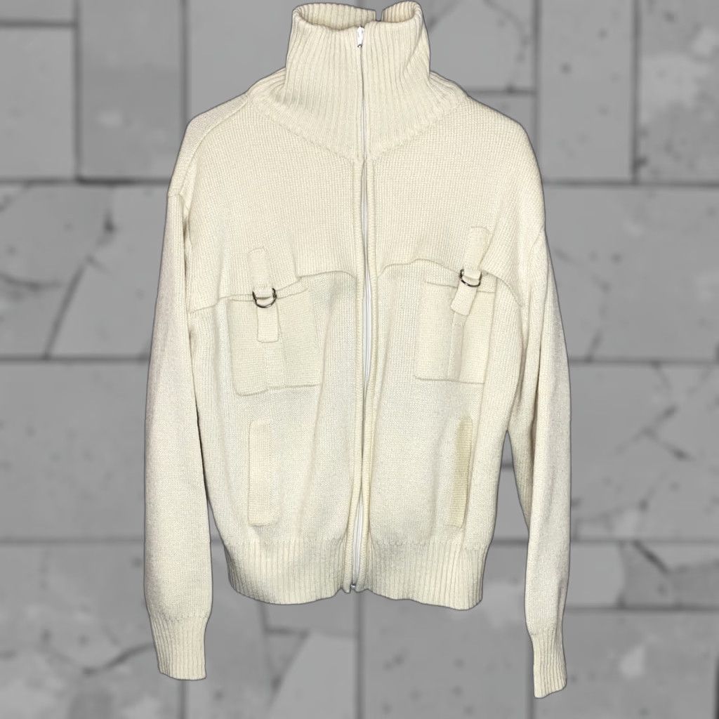 Vintage Spiegel Sweater Full Zip Mens L Beige Acrylic/Nylon Size US L / EU 52-54 / 3 - 1 Thumbnail