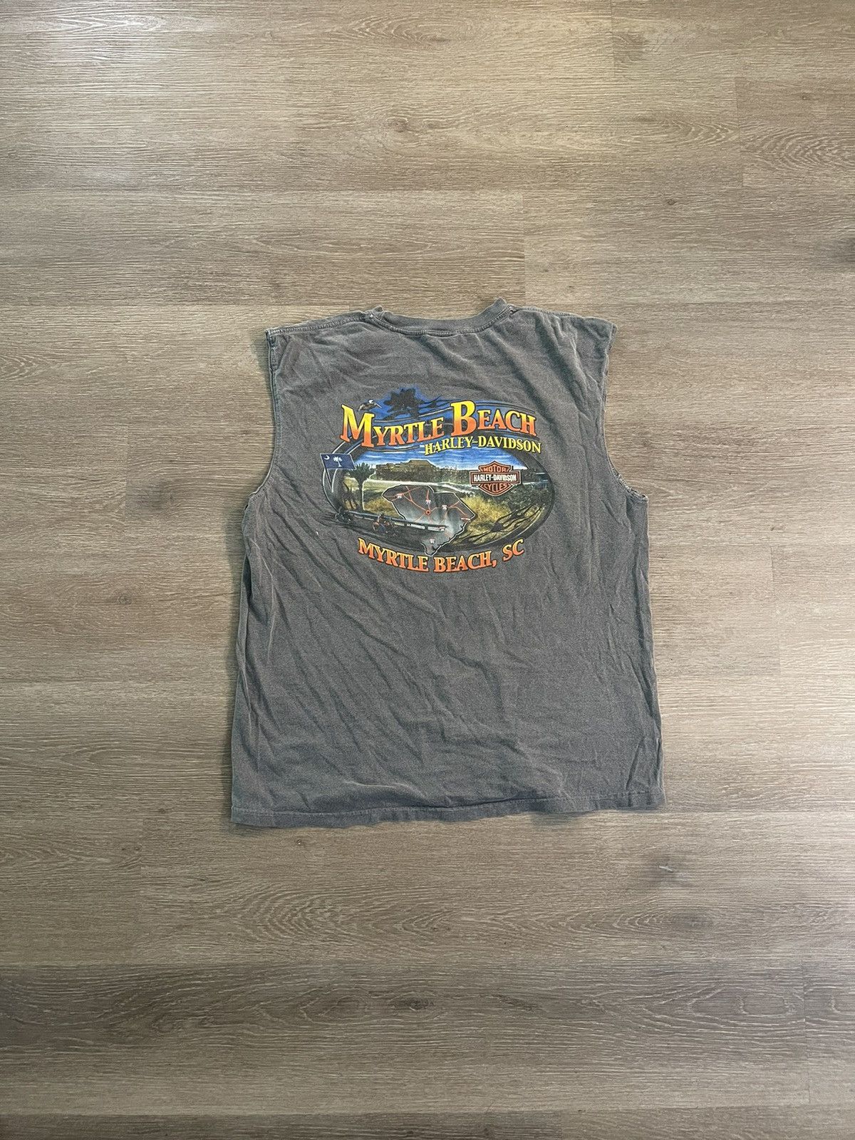 Harley Davidson × Vintage Vintage faded Harley Davidson tee Size US L / EU 52-54 / 3 - 2 Thumbnail
