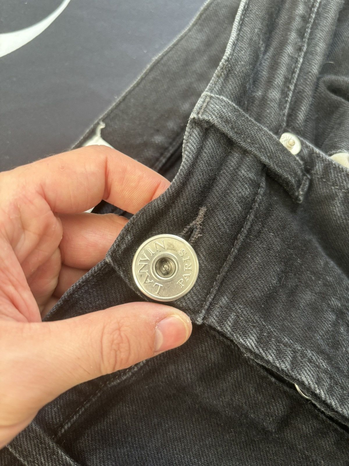 Lanvin Lanvin Black Denim Size US 32 / EU 48 - 3 Thumbnail