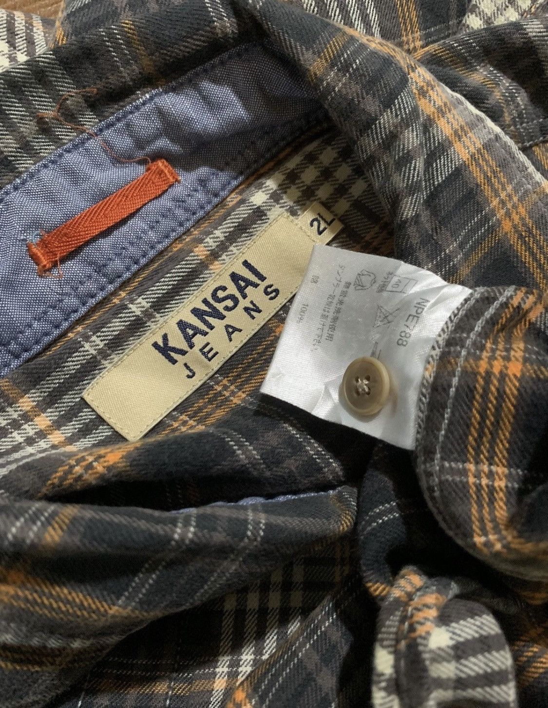 Japanese Brand × Kansai Yamamoto × Vintage Vtg 🔥 Kansai Jeans by Kansai Yamamoto Size US XL / EU 56 / 4 - 5 Thumbnail