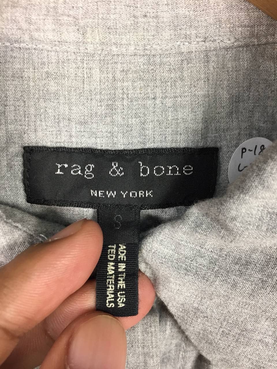 Rag & Bone Rag & Bone New York Hidden Placket Long Sleeve Shirt Size US S / EU 44-46 / 1 - 9 Thumbnail