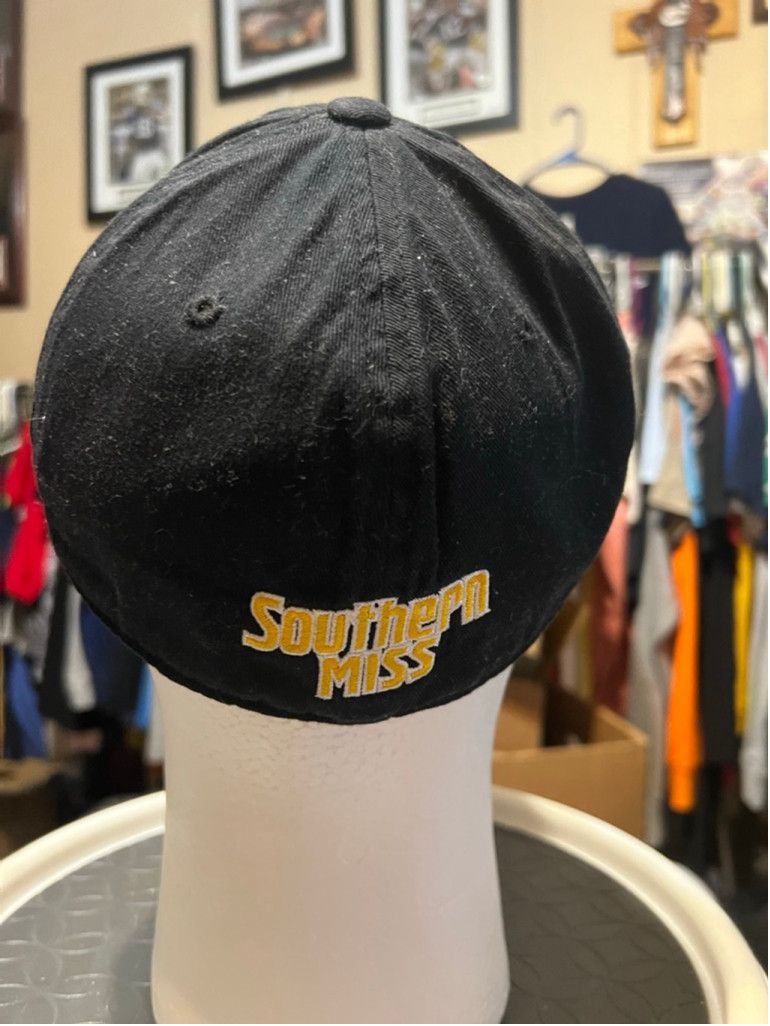 Russell Athletic Men's Russell Southern Miss Black Yellow Baseball Cap Hat Size ONE SIZE - 3 Thumbnail