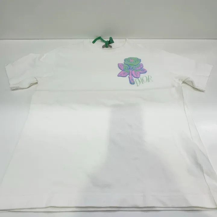 Dior Dior Dior Cotton Rose Embroidery Short Sleeve T-shirt 0079 Size US XS / EU 42 / 0 - 4 Thumbnail