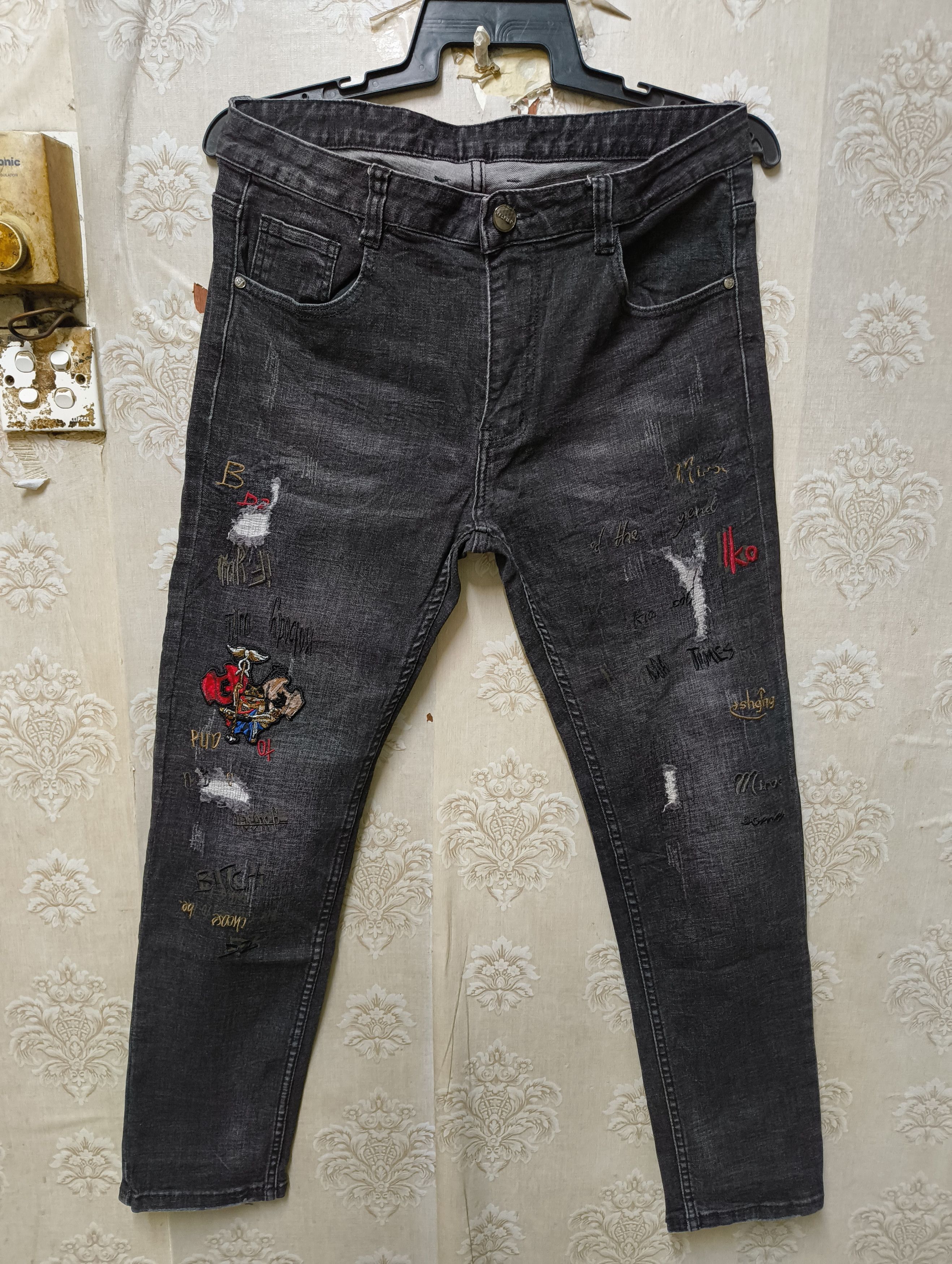 Japanese Brand EMPORIO JEANS AVANT GARDE FUN DENIM Size US 35 - 2 Thumbnail