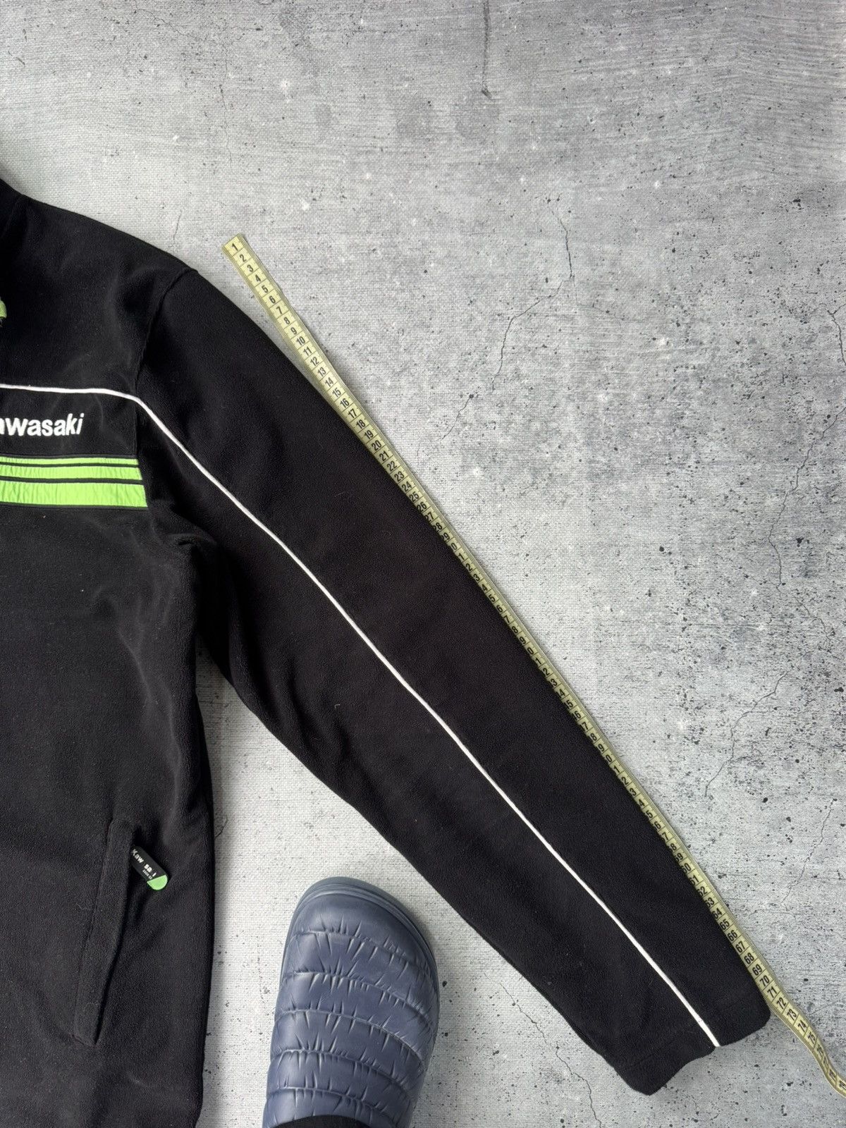 Japanese Brand Vintage Kawasaki Fleece Racing Sherpa Jacket Y2K M/L Size US L / EU 52-54 / 3 - 4 Thumbnail