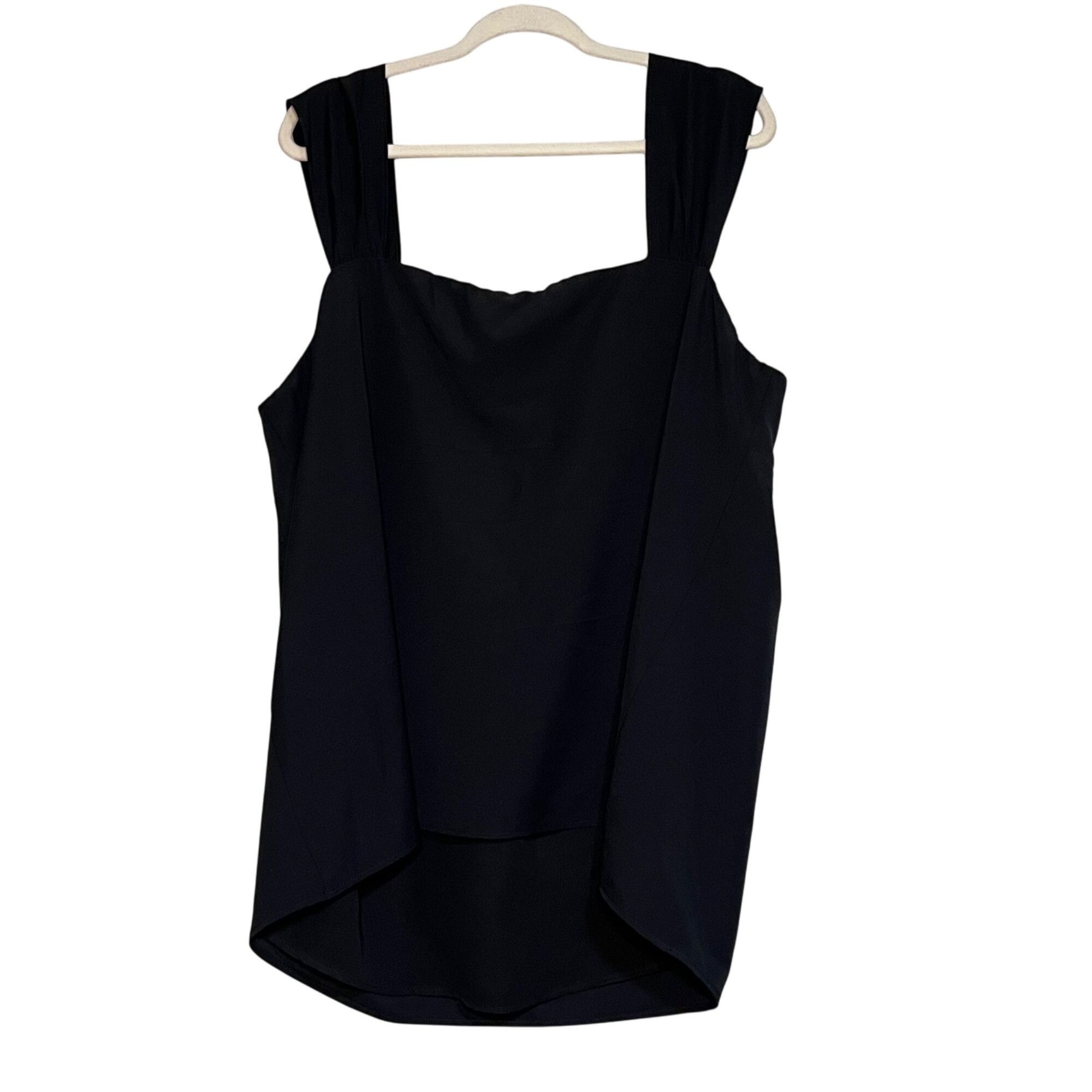 Other Pleione Anthro Women's Black Tank Top 1X Minimalist Capsule Size XL / US 12-14 / IT 48-50 - 4 Thumbnail