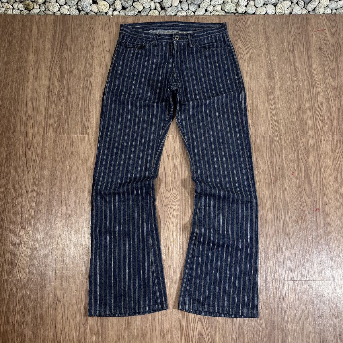 If Six Was Nine Edge Rupert Hickory Flare Denim Size US 30 / EU 46 - 1 Thumbnail