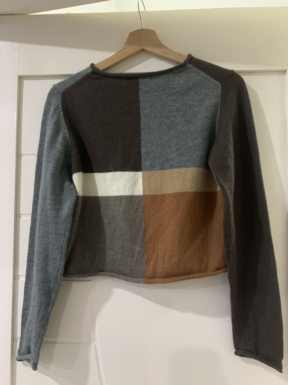 Japanese Brand × Vintage Coloured Cable Knitwear AVIGNON VILLA by MICHEL KLEIN PARIS Size M / US 6-8 / IT 42-44 - 2 Thumbnail