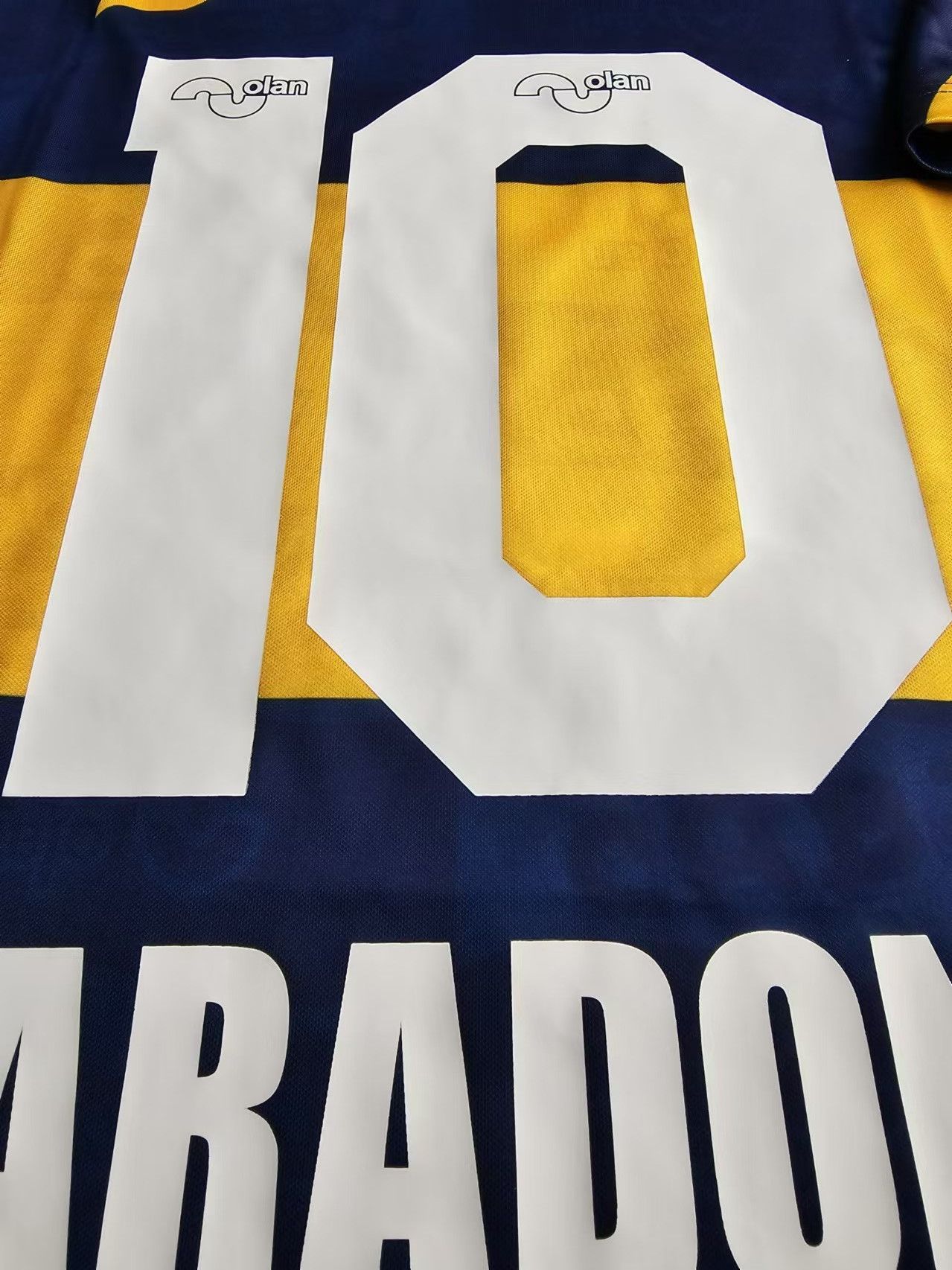 Other 95-96 Boca Juniors #10 Maradona Jersey Home XL Size US XL / EU 56 / 4 - 4 Thumbnail