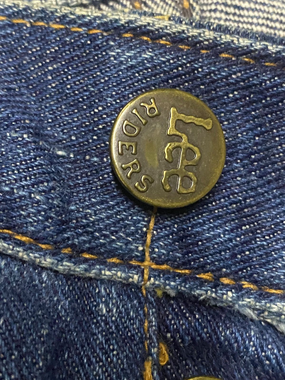 Lee Lee Japan Half Selvedge Blue Wash Distressed Jeans Size US 28 / EU 44 - 8 Thumbnail
